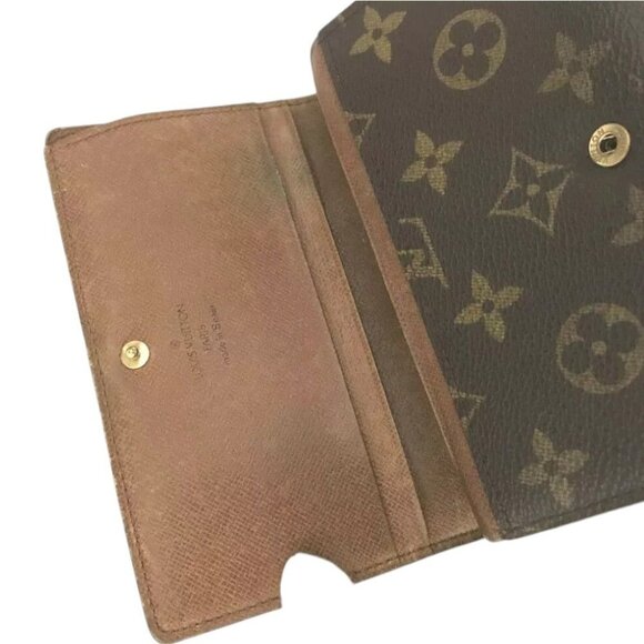 280148AW (V1) Louis Vuitton Wallet Porte Monnaie Billets Brown Monogram - Picture 5 of 10